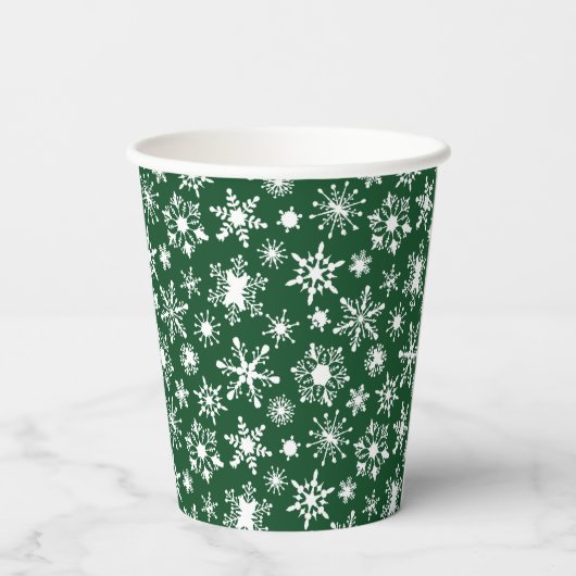 kerstgnoom papieren bekers (Achterkant)