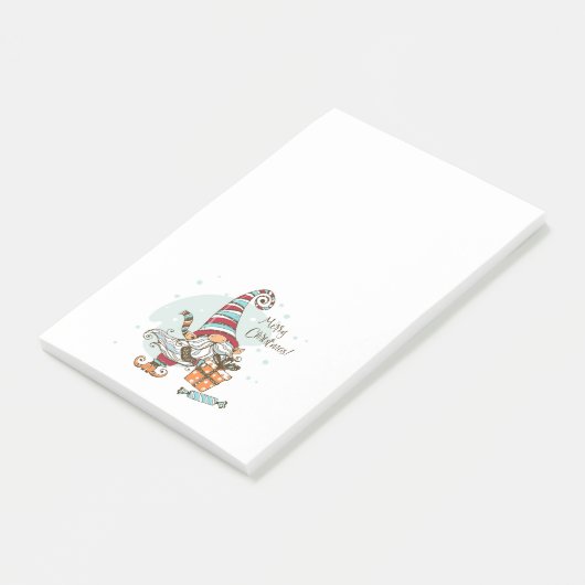 kerstgnoom post-it® notes (Schuin)