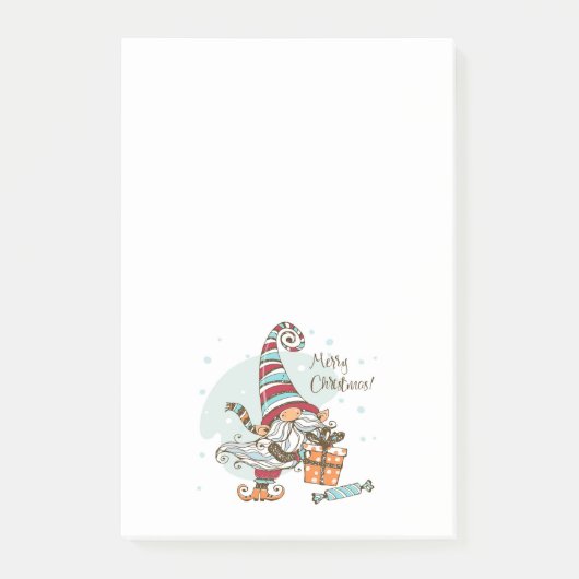 kerstgnoom post-it® notes (Voorkant)
