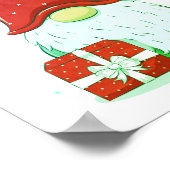 kerstgnoom poster (Hoek)