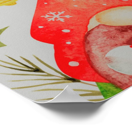 kerstgnoom poster (Hoek)