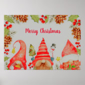 kerstgnoom poster (Voorkant)