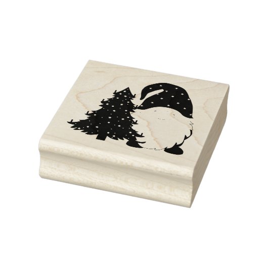 kerstgnoom rubberstempel (Stempel)