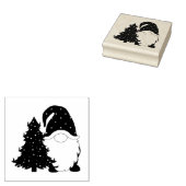 kerstgnoom rubberstempel (Gestempeld)
