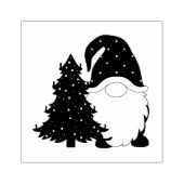 kerstgnoom rubberstempel (Afrduk)