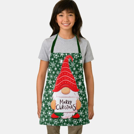 kerstgnoom schort (Insitu)