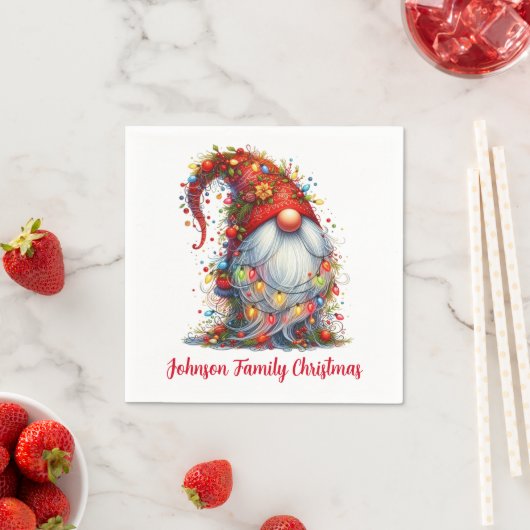 kerstgnoom servet (Insitu)