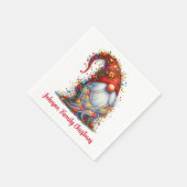 kerstgnoom servet (Hoek)