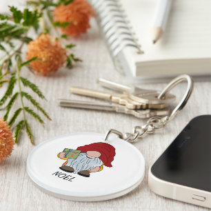 kerstgnoom sleutelhanger
