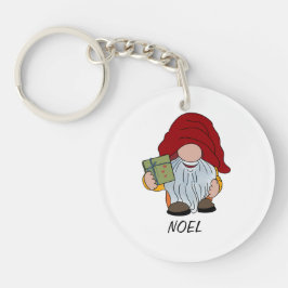 kerstgnoom sleutelhanger