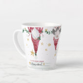 Kerstgnoom Sterren in Foliage Hang In There Latte Mok (Linkerhoek)