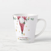 Kerstgnoom Sterren in Foliage Hang In There Latte Mok (Rechts)