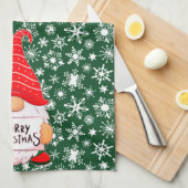 kerstgnoom theedoek (Quarter Fold)