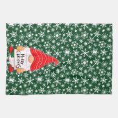 kerstgnoom theedoek (Horizontaal)