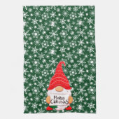 kerstgnoom theedoek (Verticaal)