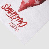 kerstgnoom tissuepapier (Detail)