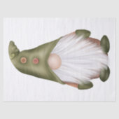 kerstgnoom tissuepapier (Voorkant)