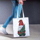 kerstgnoom tote bag
