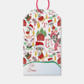 kerstGOATS-Snoep en Jingle Bells GetYerGoat™ Cadeaulabel (Voorkant)