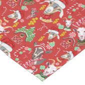 kerstGOATS-Snoep en Jingle Bells GetYerGoat™ Korte Tafelloper (Hoek)
