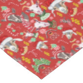 kerstGOATS-Snoep en Jingle Bells GetYerGoat™ Tafelkleed (Gekanteld)