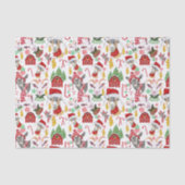 kerstGOATS-Snoep en Jingle Bells GetYerGoat™ Tissuepapier (Voorkant)