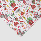 kerstGOATS-Snoep en Jingle Bells GetYerGoat™ Tissuepapier (Detail)