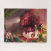 kerstgodin Festive Legpuzzel (Horizontaal)