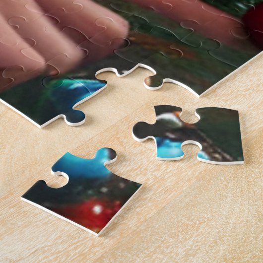 kerstgodin Festive Legpuzzel (Zijkant)