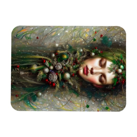 Kerstgodin Magneet (Horizontaal)