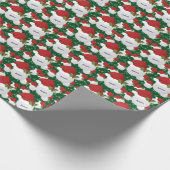 Kerstgolf 🏌️ ♂️ balls | DIY-naam Cadeaupapier (Hoek)