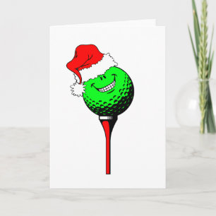 kerstgolf feestdagen kaart