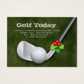 KerstGolf Gift Kaart - Vaderdag Groen (Achterkant)