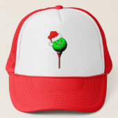 kerstgolf trucker pet (Voorkant)