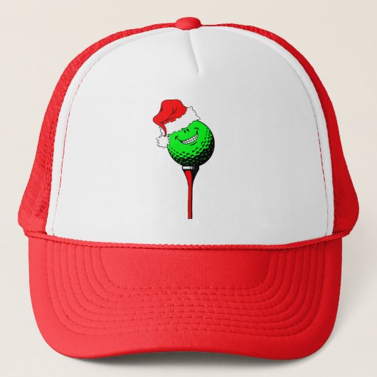 kerstgolf trucker pet (Voorkant)