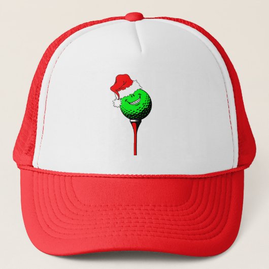 kerstgolf trucker pet (Voorkant)