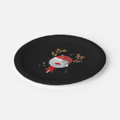 kerstgolfbal papieren bordje (Gekanteld)