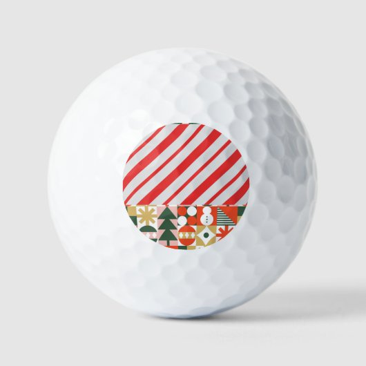 Kerstgolfballen Golfballen (Voorkant)