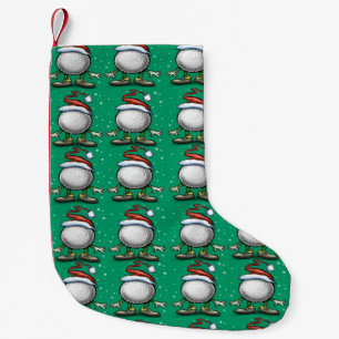 kerstgolfballen kleine kerstsok