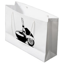 Kerstgolfclub en bal groot cadeauzakje