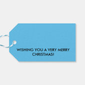 Kerstgolven Florida  Cadeaulabel (Achterkant Horizontaal)