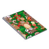 kerstgopher notitieboek (Rechterzijde)