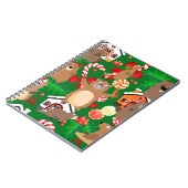 kerstgopher notitieboek (Linkerzijde)