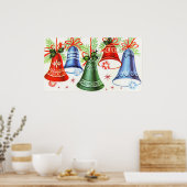  kerstgordels poster feestdag (Keuken)