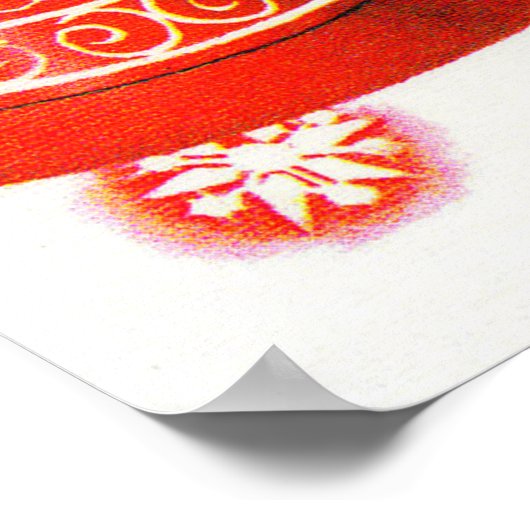 kerstgordels poster feestdag (Hoek)