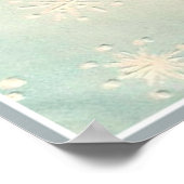 kerstgordels poster feestdag (Hoek)