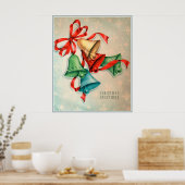 kerstgordels poster feestdag (Keuken)