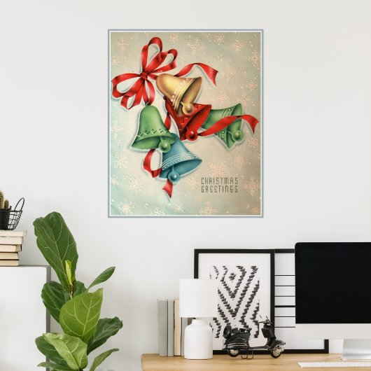 kerstgordels poster feestdag (Thuiskantoor)