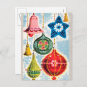  kerstgordels poster feestdag feestdagenkaart (Voorkant / Achterkant)