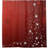 kerstgordijn douchegordijn (Voorkant)